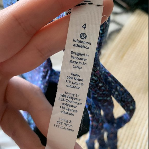 Lululemon Colourful Speckled Light Support Yoga Bra - Picture 3 of 3